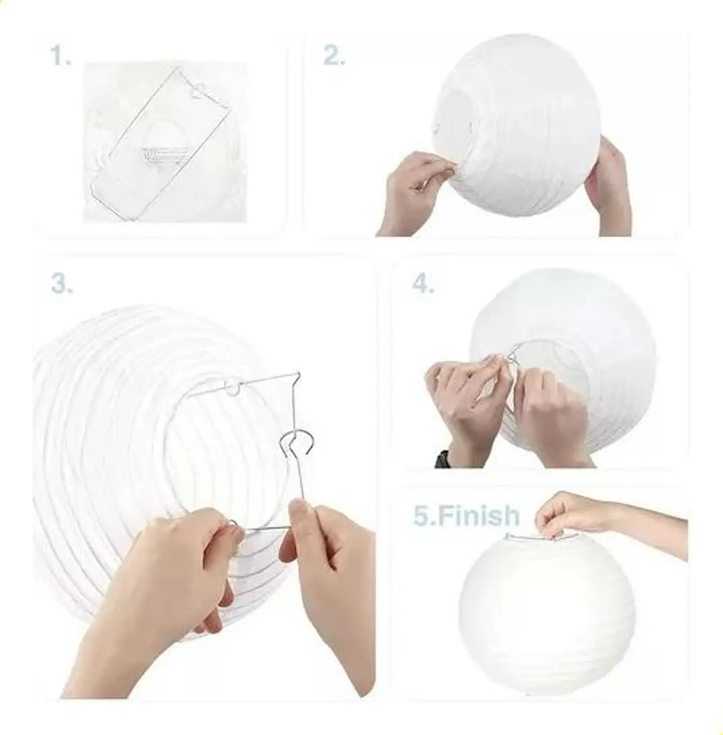 LAMPARA PANTALLA FAROL CHINO COLORES 20CM  6