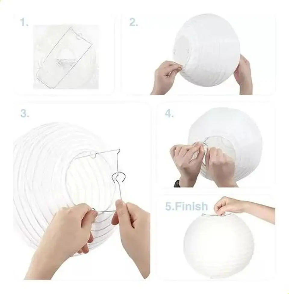 LAMPARA PANTALLA FAROL CHINO COLORES 20CM  6