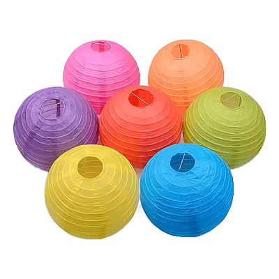 LAMPARA PANTALLA FAROL CHINO COLORES 20CM 