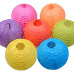 LAMPARA PANTALLA FAROL CHINO COLORES 20CM 