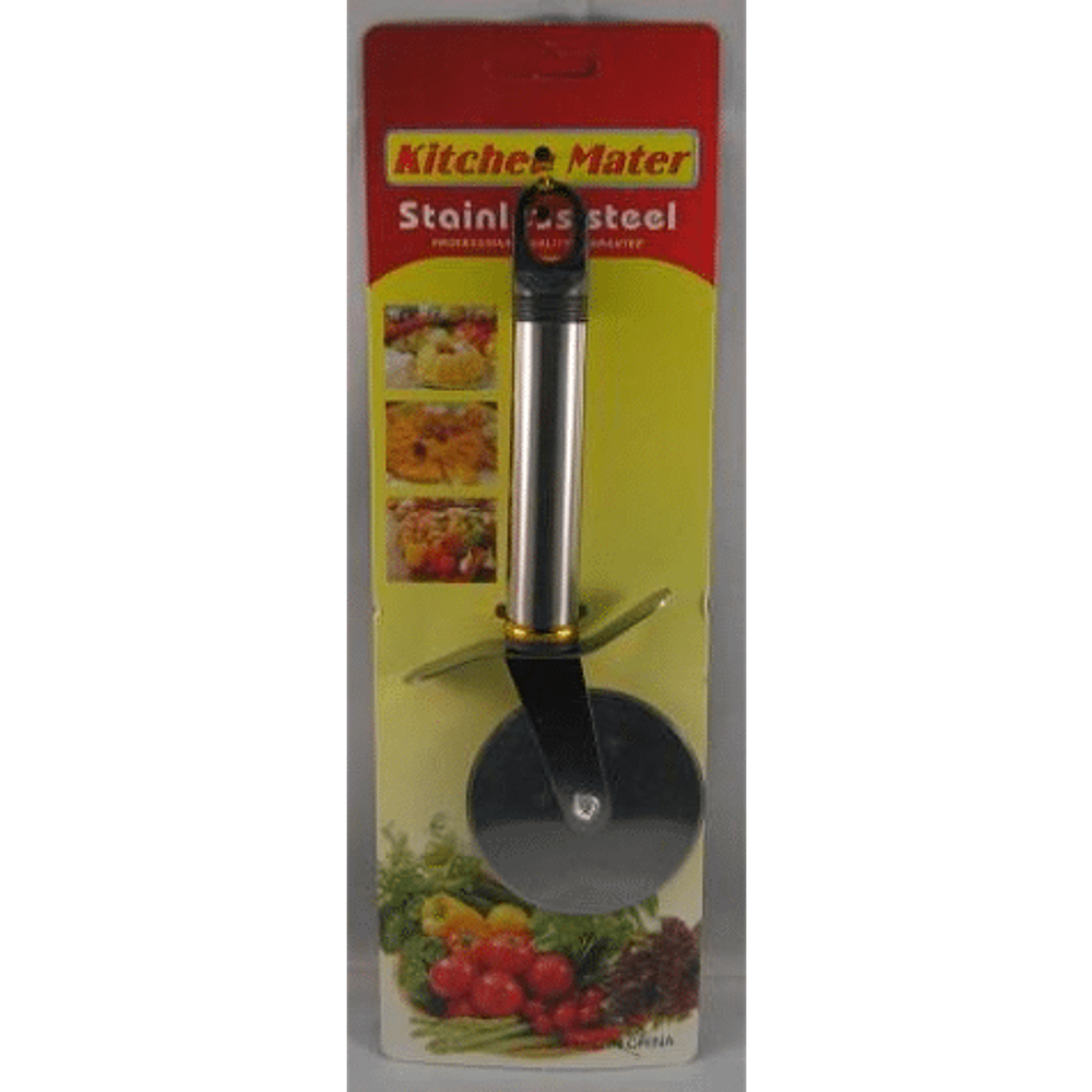 CORTADOR DE PIZZA RODILLO ACERO INOXIDABLE 