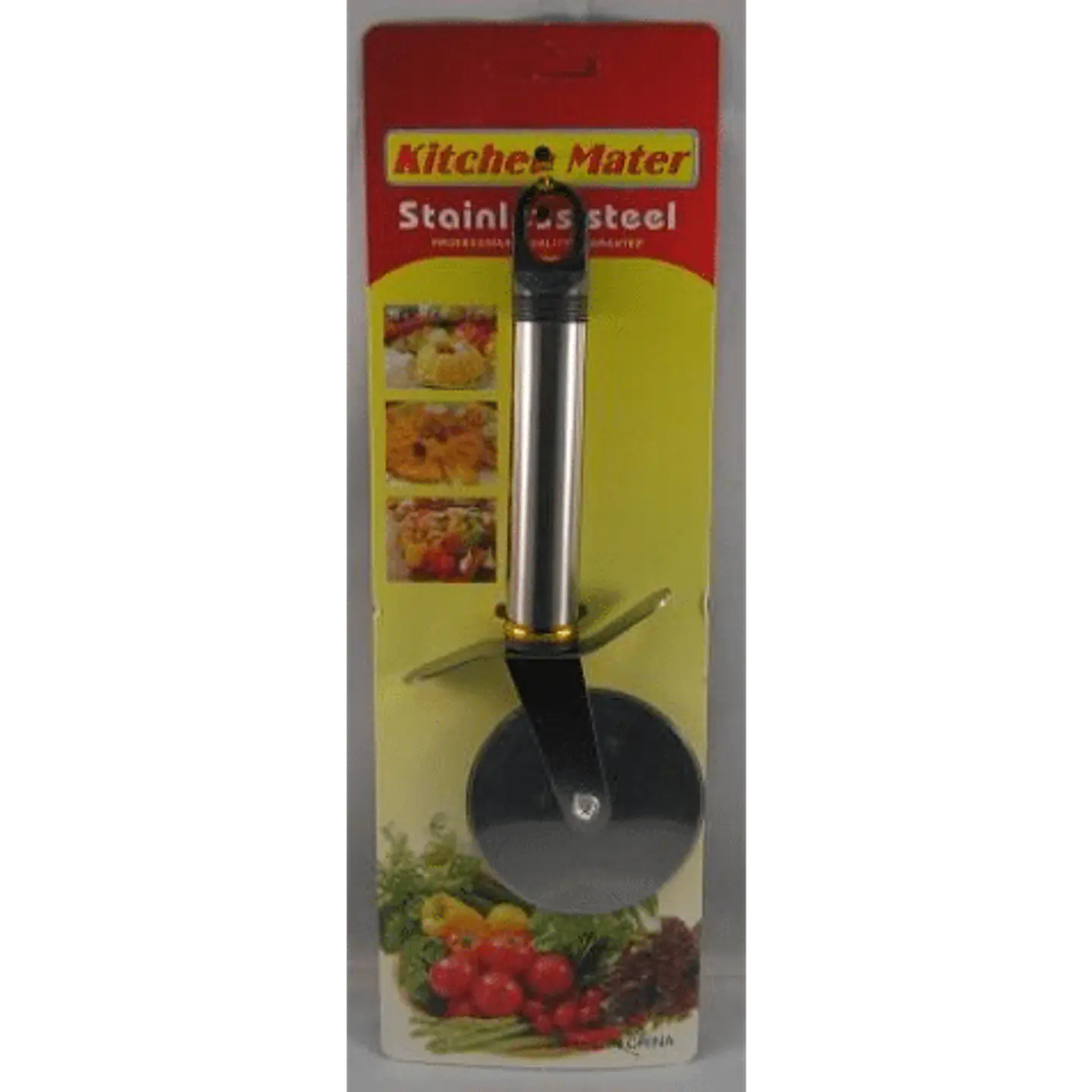 CORTADOR DE PIZZA RODILLO ACERO INOXIDABLE  3