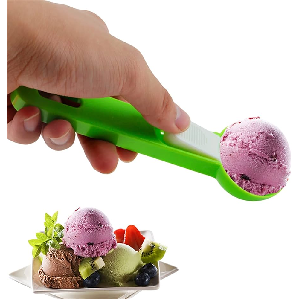 CUCHARA DE PLÁSTICO PARA HELADO-YOGURT-FRUTA