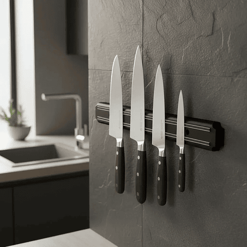 IMAN PARA ORGANIZAR CUCHILLOS DE 30CM COLORES 