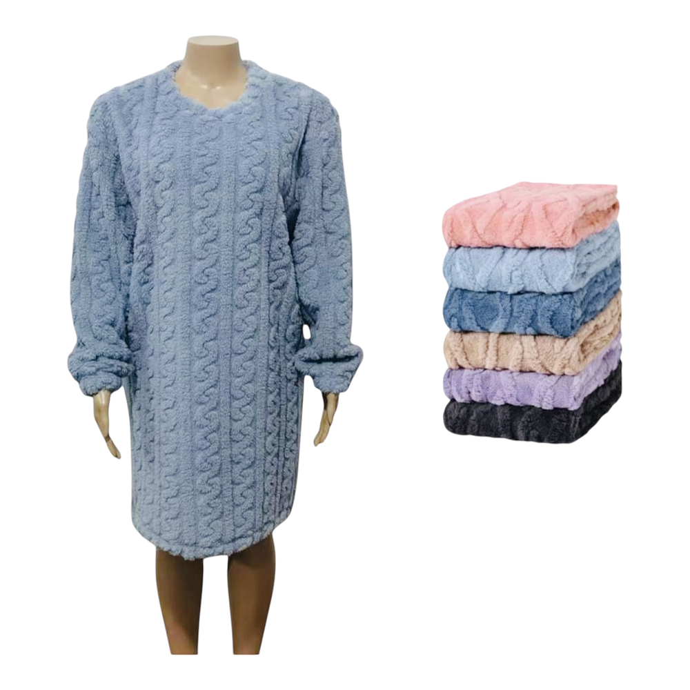PIJAMA BATA CAMISOLA TEXTURIZADA DAMA M/L XL/2XL