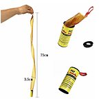 CINTA ATRAPA MOSCAS Y MOSQUITOS PQT 4UNDS