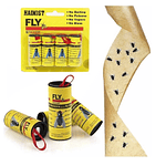 CINTA ATRAPA MOSCAS Y MOSQUITOS PQT 4UNDS