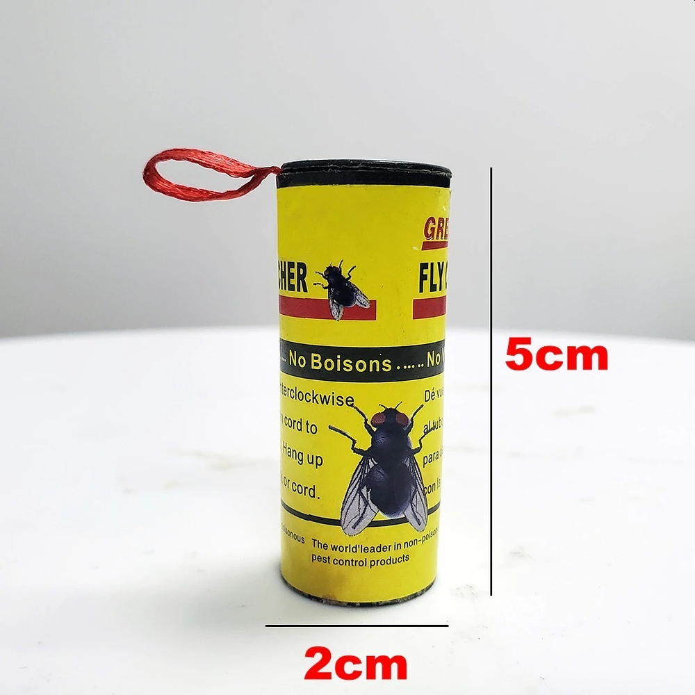 CINTA ATRAPA MOSCAS Y MOSQUITOS PQT 4UNDS