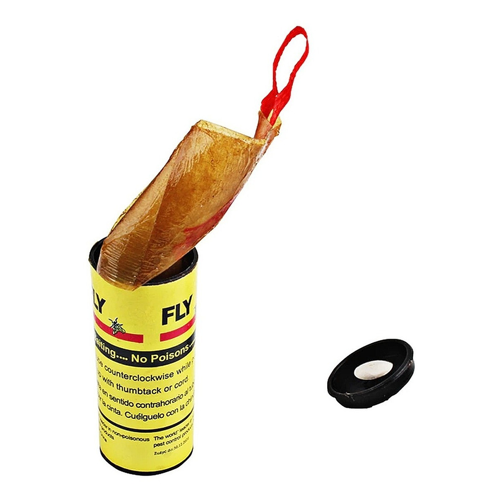 CINTA ATRAPA MOSCAS Y MOSQUITOS PQT 4UNDS