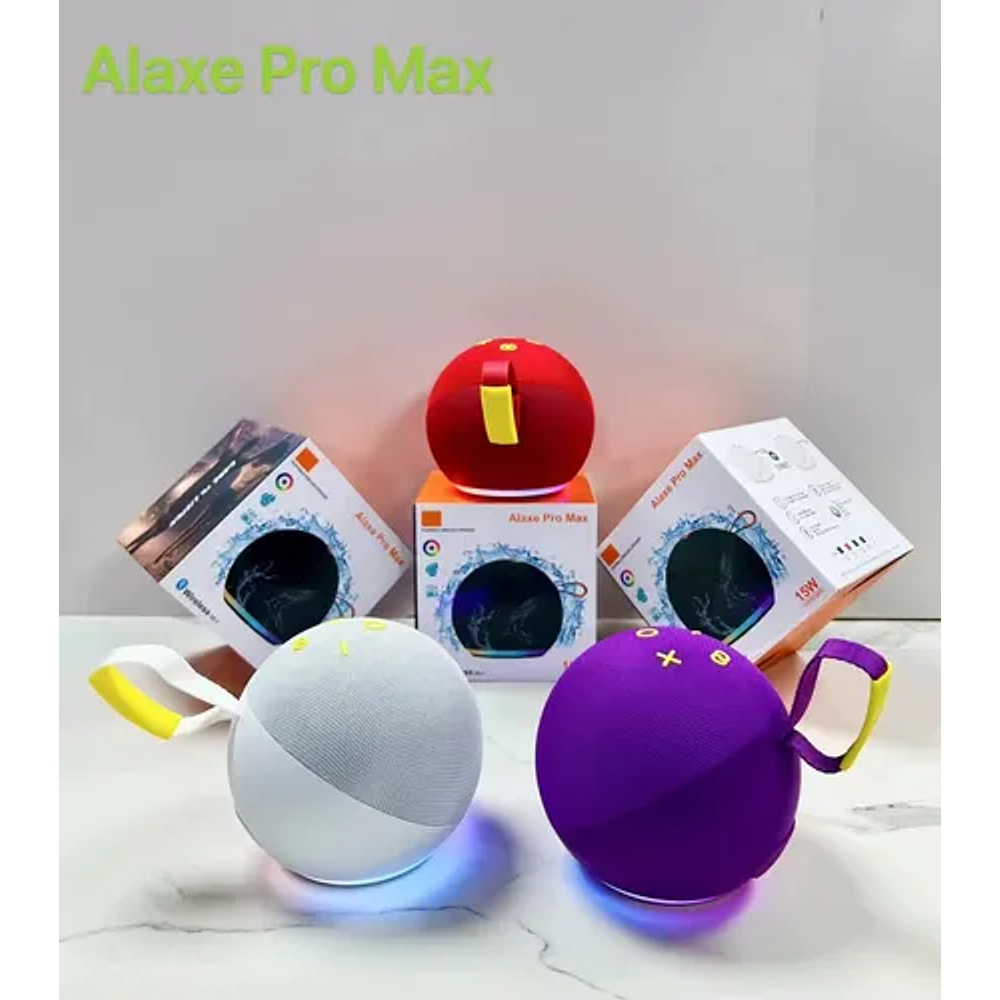 PARLANTE INTELIGENTE ALAXE BLUETOOTH CON COMANDO DE VOZ GRANDE