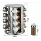 SET CONDIMENTERO ESPECIERO GIRATORIO COCINA DE 16PZS - Miniatura 2