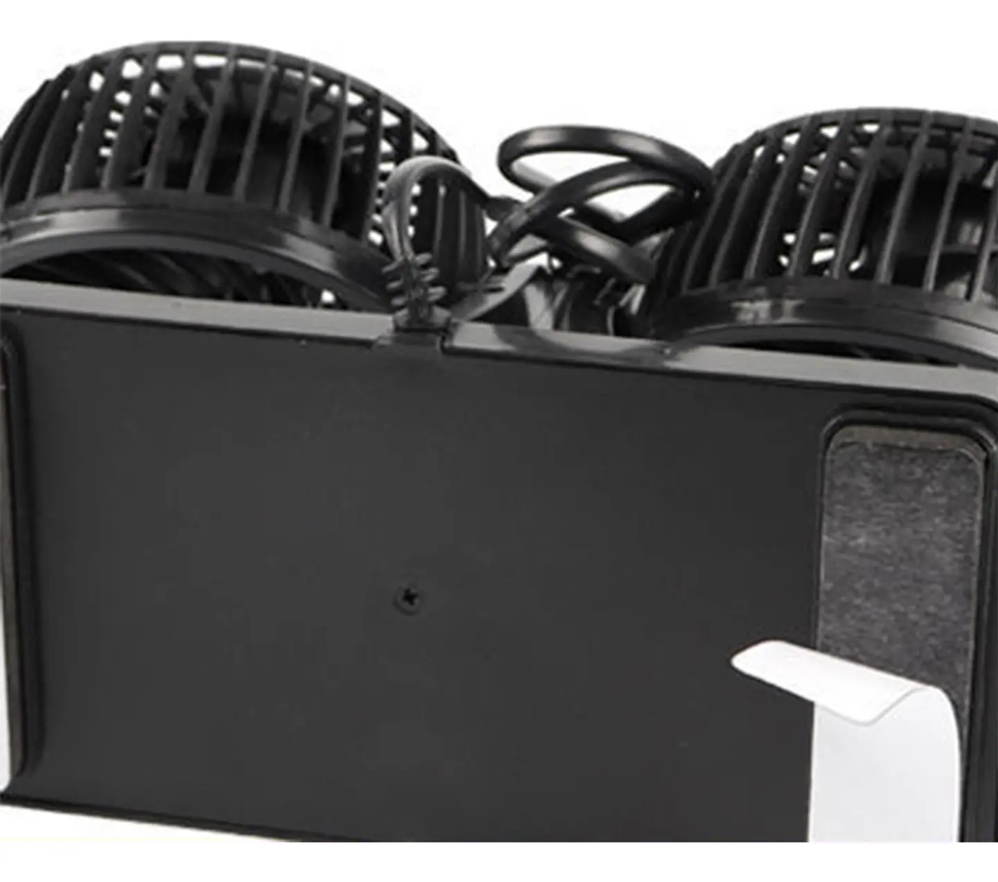 MINI VENTILADOR DOBLE PARA AUTO 12V 360GRADOS 7