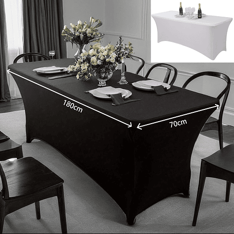 FUNDA DE MESA SPANDEX 180x70CM