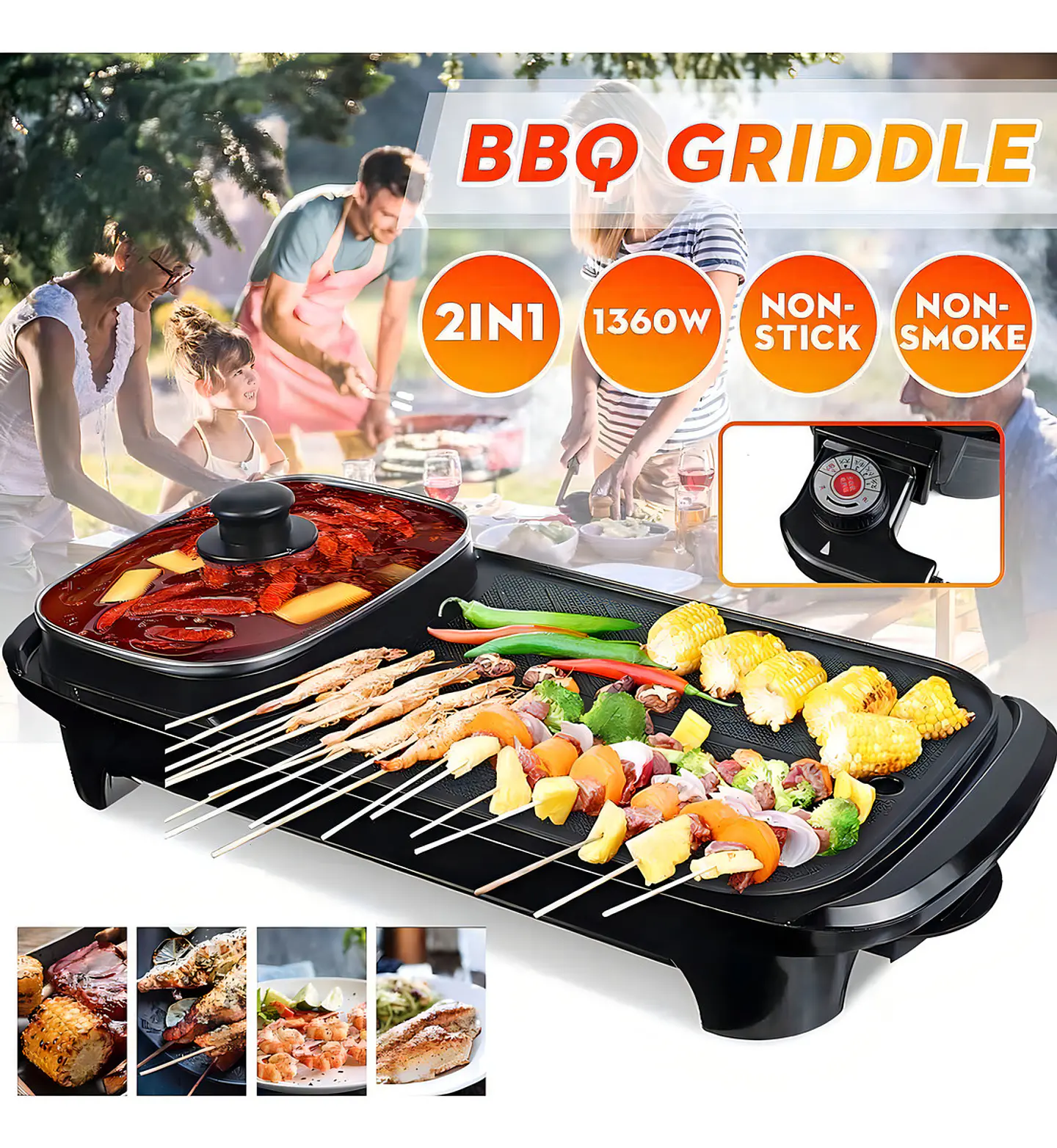 ASADOR PARRILLERO ELÉCTRICO ACKILISS 2