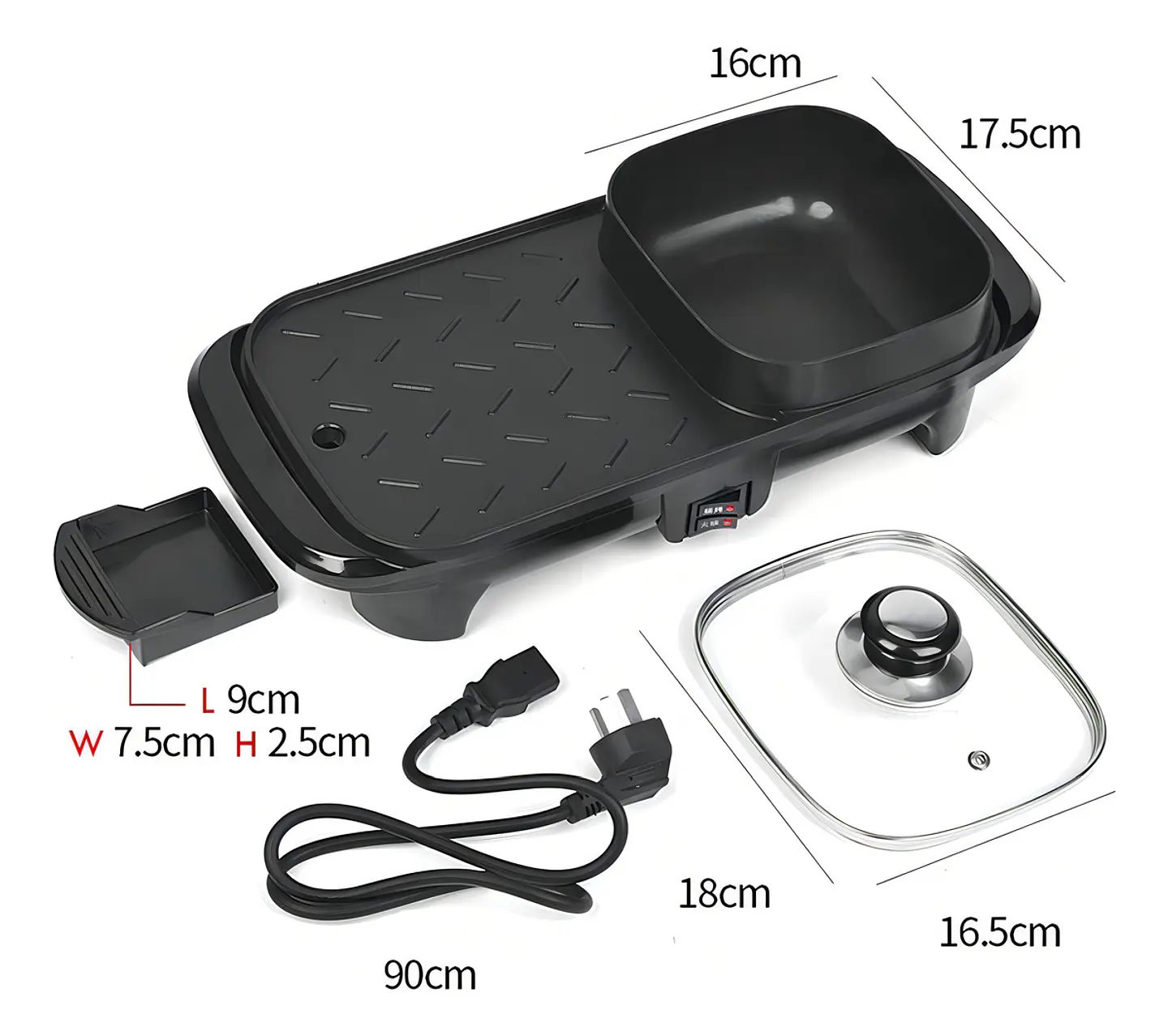 ASADOR PARRILLERO ELÉCTRICO ACKILISS 10