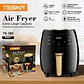 FREIDORA DE AIRE DIGITAL 2400W 6LTRS DE CAPACIDAD - Miniatura 6