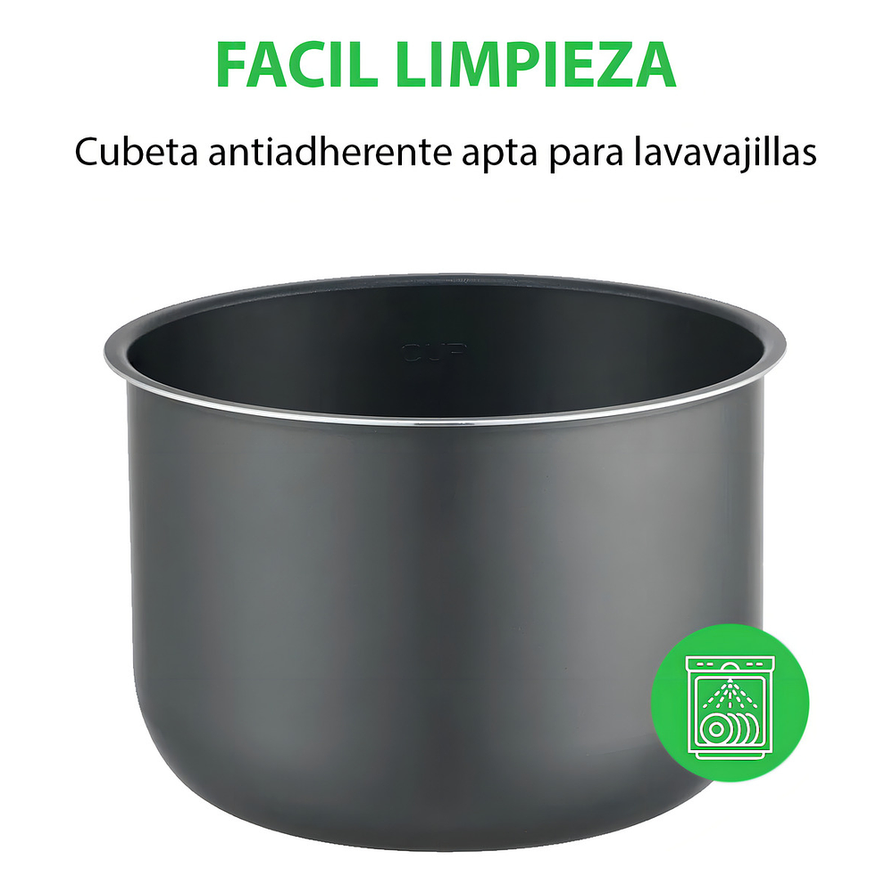 OLLA ARROCERA ELECTRICA MULTIFUNCIONAL DIGITAL ACKILISS 5 LTRS CON 12 FUNCIONES 