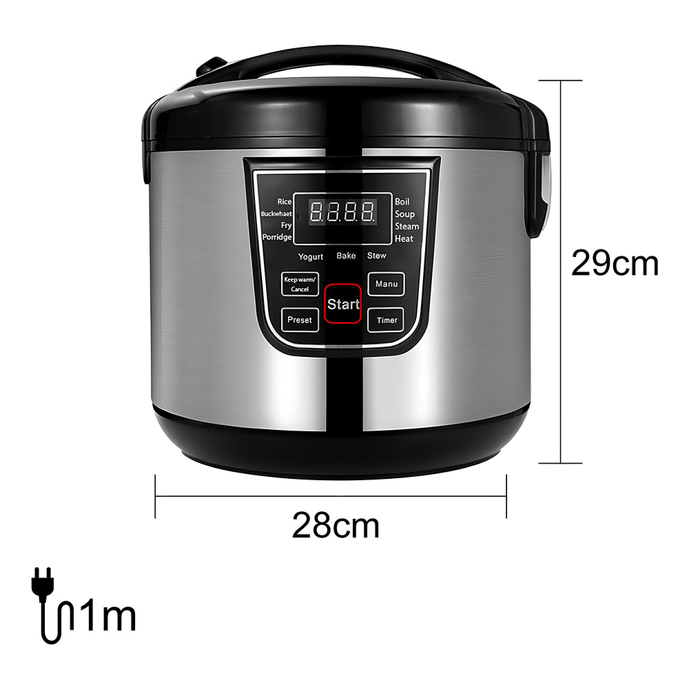 OLLA ARROCERA ELECTRICA MULTIFUNCIONAL DIGITAL ACKILISS 5 LTRS CON 12 FUNCIONES 