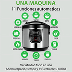 OLLA ARROCERA ELECTRICA MULTIFUNCIONAL DIGITAL ACKILISS 5 LTRS CON 12 FUNCIONES 