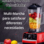 LICUADORA JUGUERA MULTIFUNCIONAL ACKILISS JARRA DE ACRÍLICO 2.5LTRS 2400W DE POTENCIA + MANGO TRITURADOR