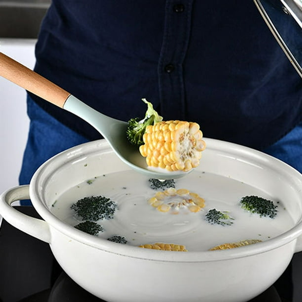 SET UTENSILIOS SILICONA COCINA 12 PZS 