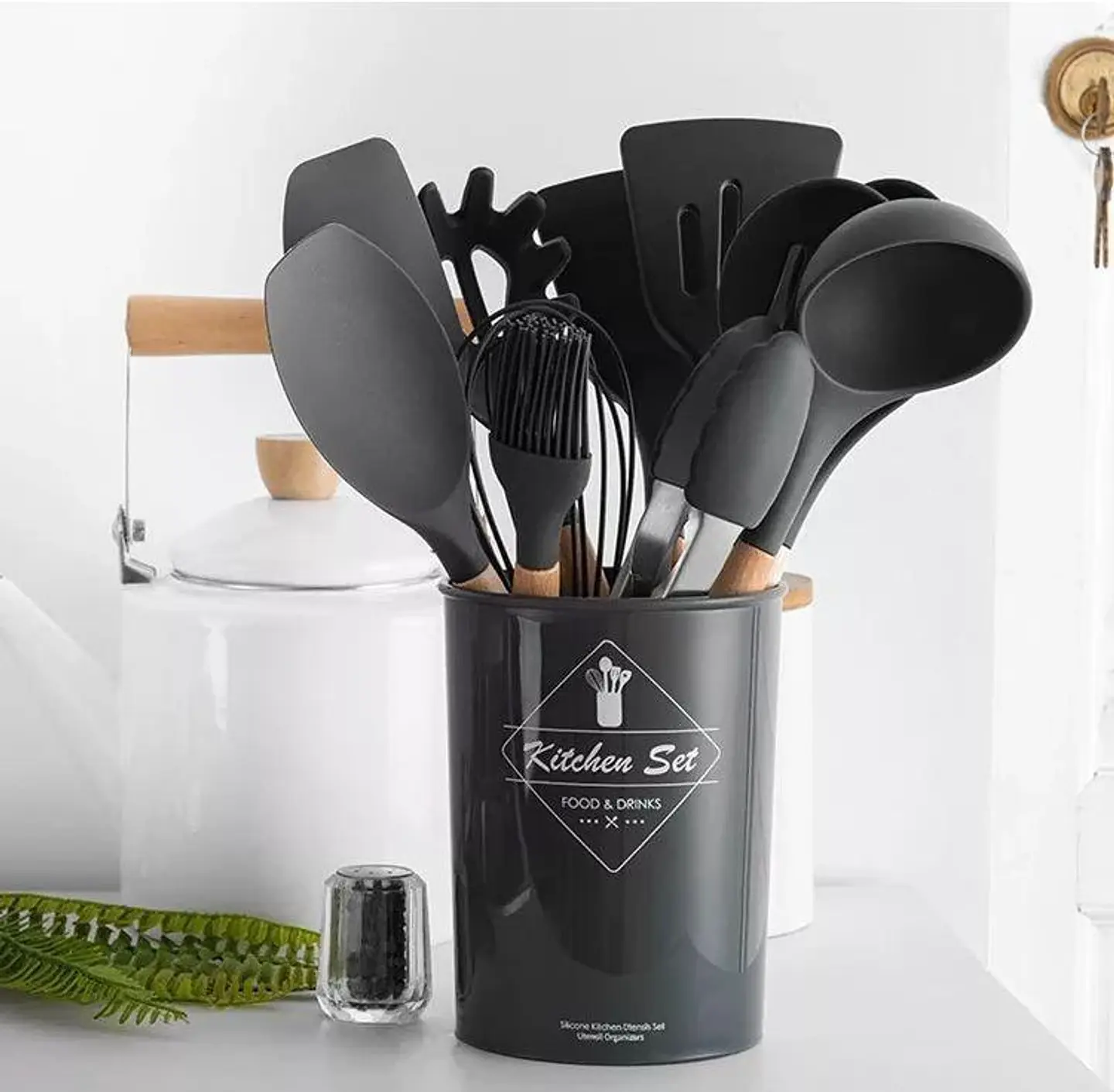 SET UTENSILIOS SILICONA COCINA 12 PZS  5