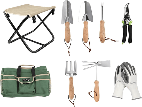 KIT COMPLETO DE JARDINERIA 10 PZS 