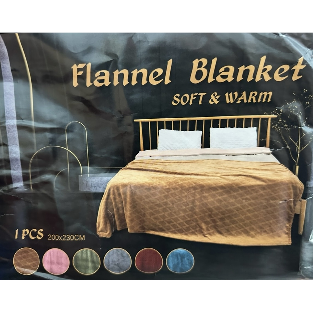 MANTA PLUSH CON DISEÑO RELIEVE 2 PLAZAS 200x230CM