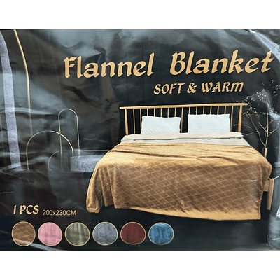 MANTA PLUSH CON DISEÑO RELIEVE 2 PLAZAS 200x230CM