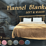 MANTA PLUSH CON DISEÑO RELIEVE 2 PLAZAS 200x230CM