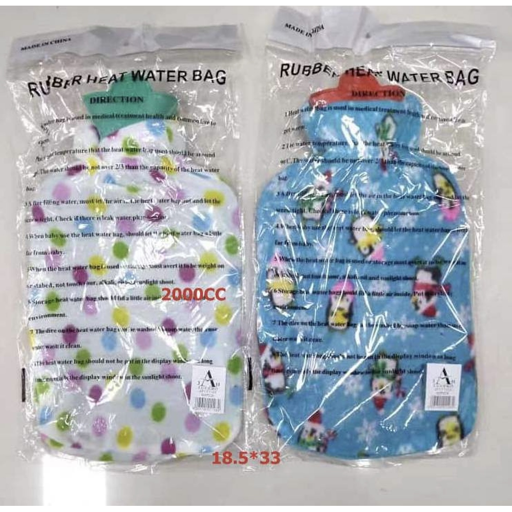 BOLSA GUATERO CON FUNDA DISEÑO 2 LTROS 