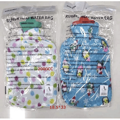 BOLSA GUATERO CON FUNDA DISEÑO 2 LTROS 