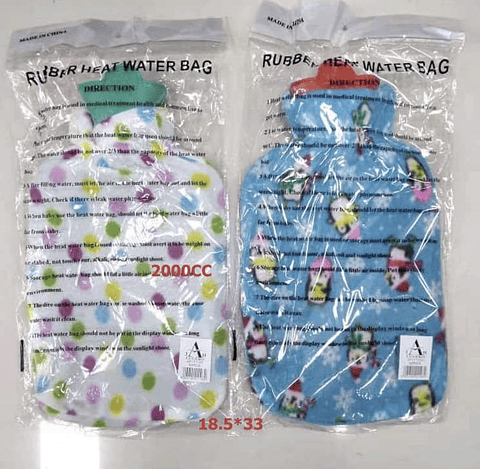 BOLSA GUATERO CON FUNDA DISEÑO 2 LTROS 