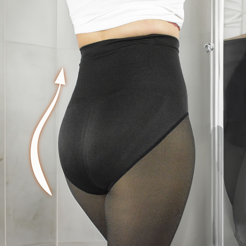 PANTY EFECTO PIEL CON FAJA REDUCTORA M-XXXXXL