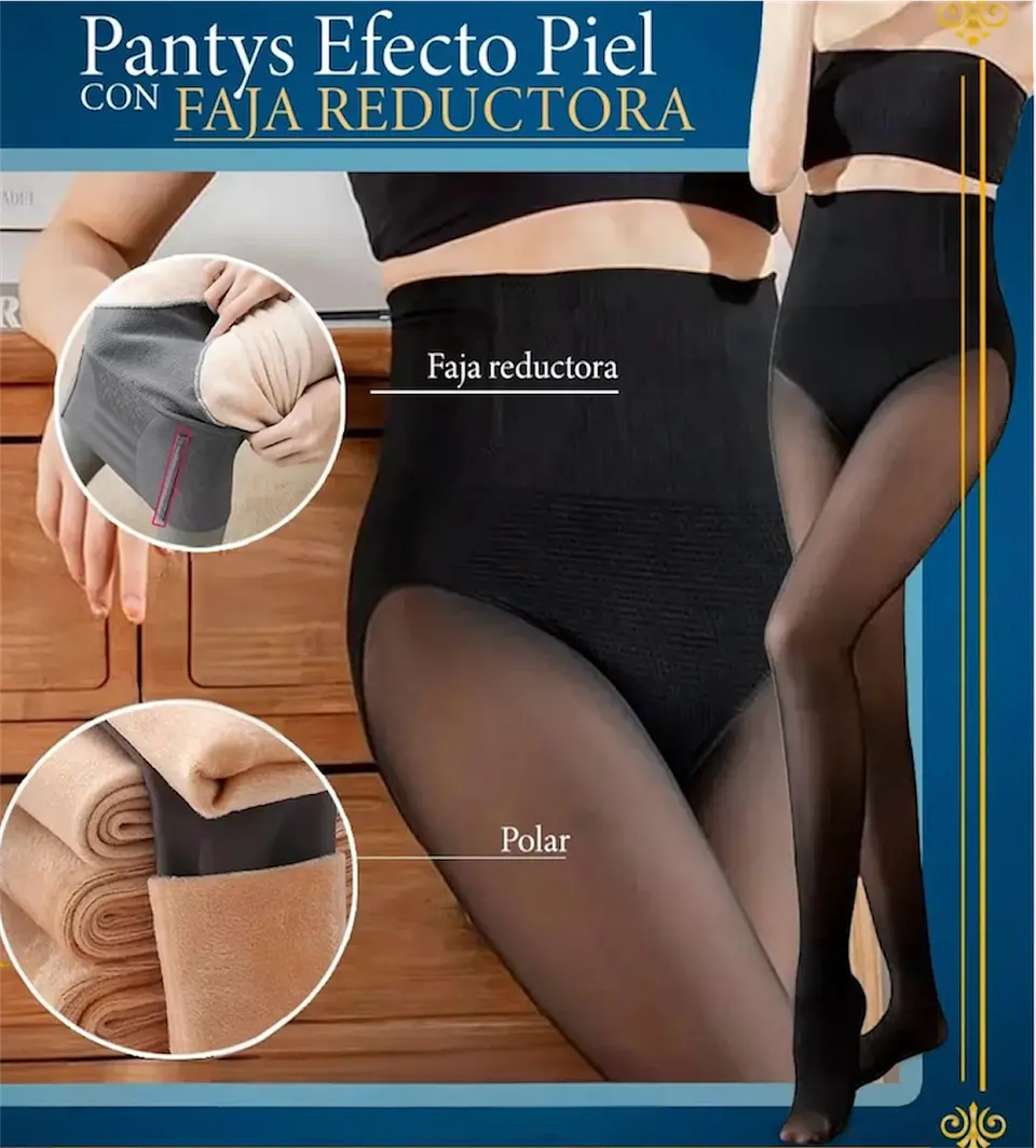PANTY EFECTO PIEL CON FAJA REDUCTORA Y LEVANTA COLA PUSH APP M-XXXXXL 6