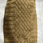 FRAZADA TEXTURIZADA CON CHIPORRO 1.5PLAZAS 