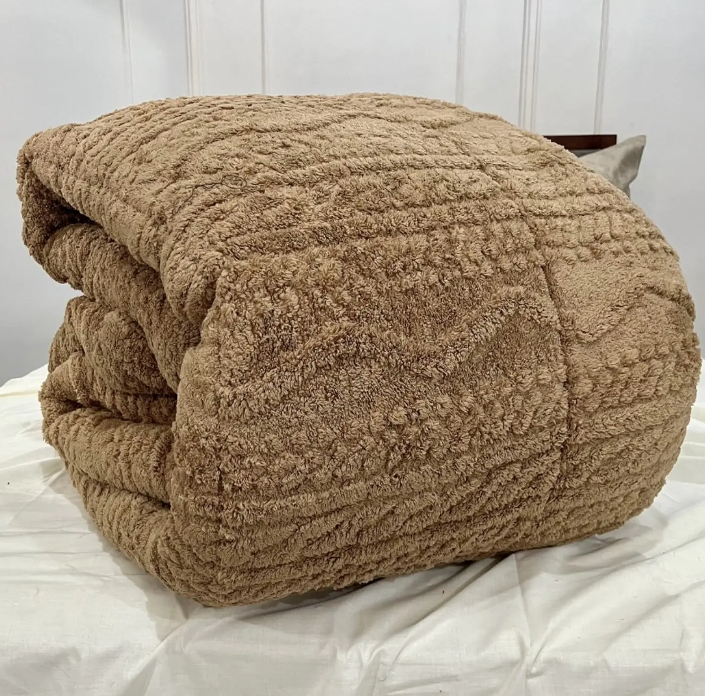 FRAZADA TEXTURIZADA PUNTOS CON CHIPORRO KING 2.5 PLAZAS 220x240CM 2