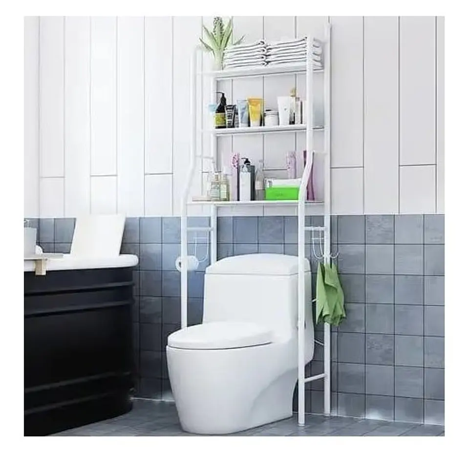 RACK ORGANIZADOR DE METAL PARA BAÑO  2