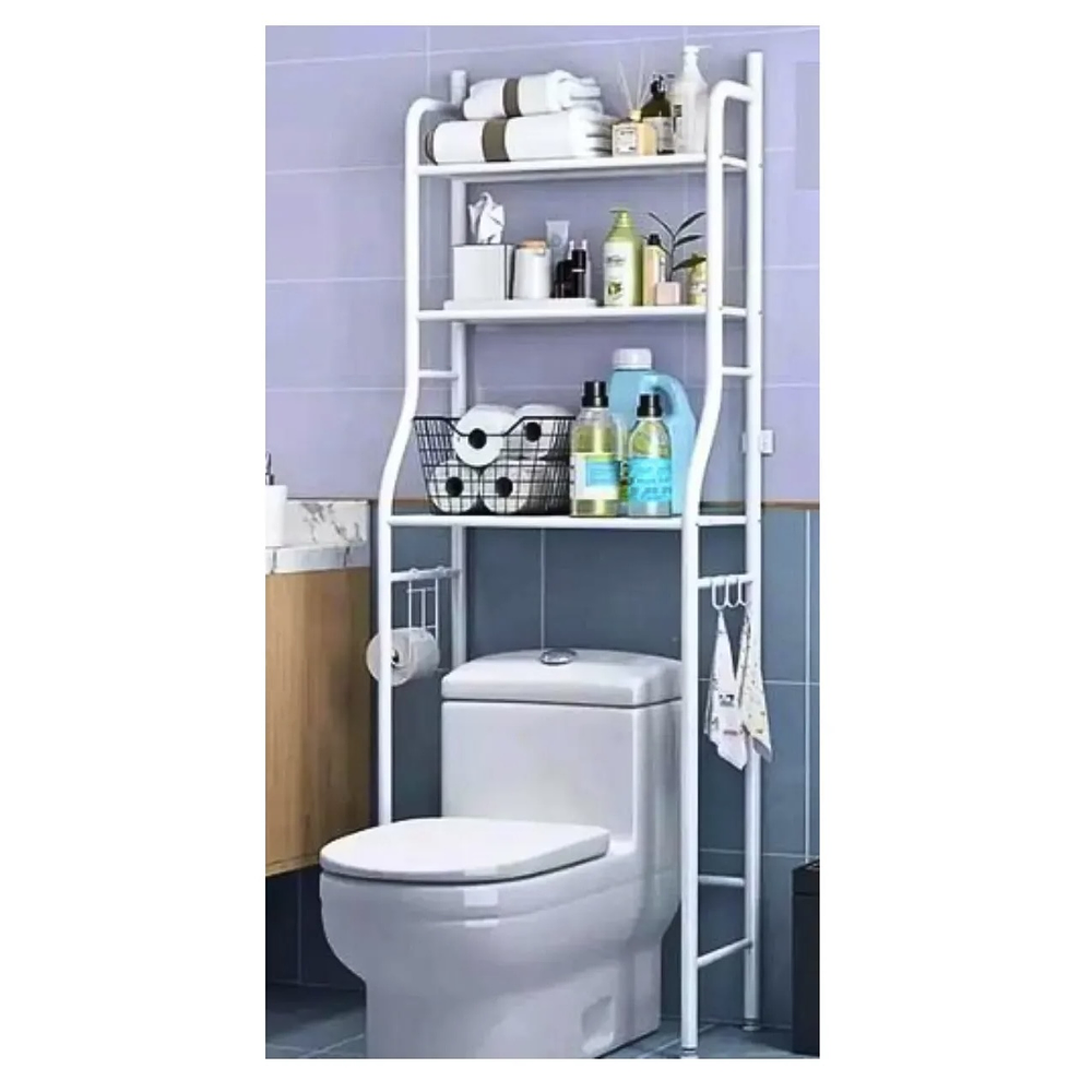 RACK ORGANIZADOR DE METAL PARA BAÑO 