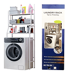 RACK ORGANIZADOR DE METAL PARA LAVADORA 