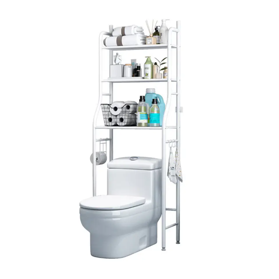 RACK ORGANIZADOR DE METAL PARA BAÑO  4