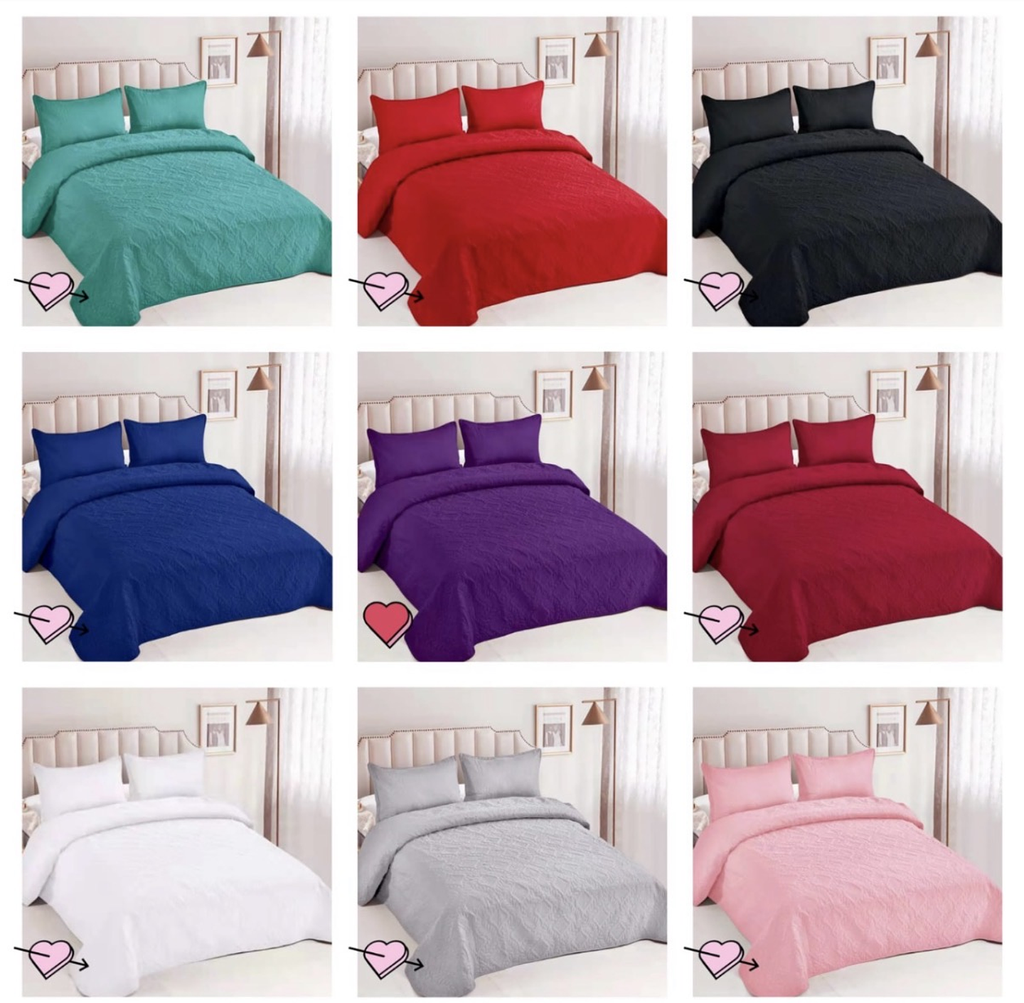 COBERTOR DE VERANO LISO 2 PLAZAS 230X250 1