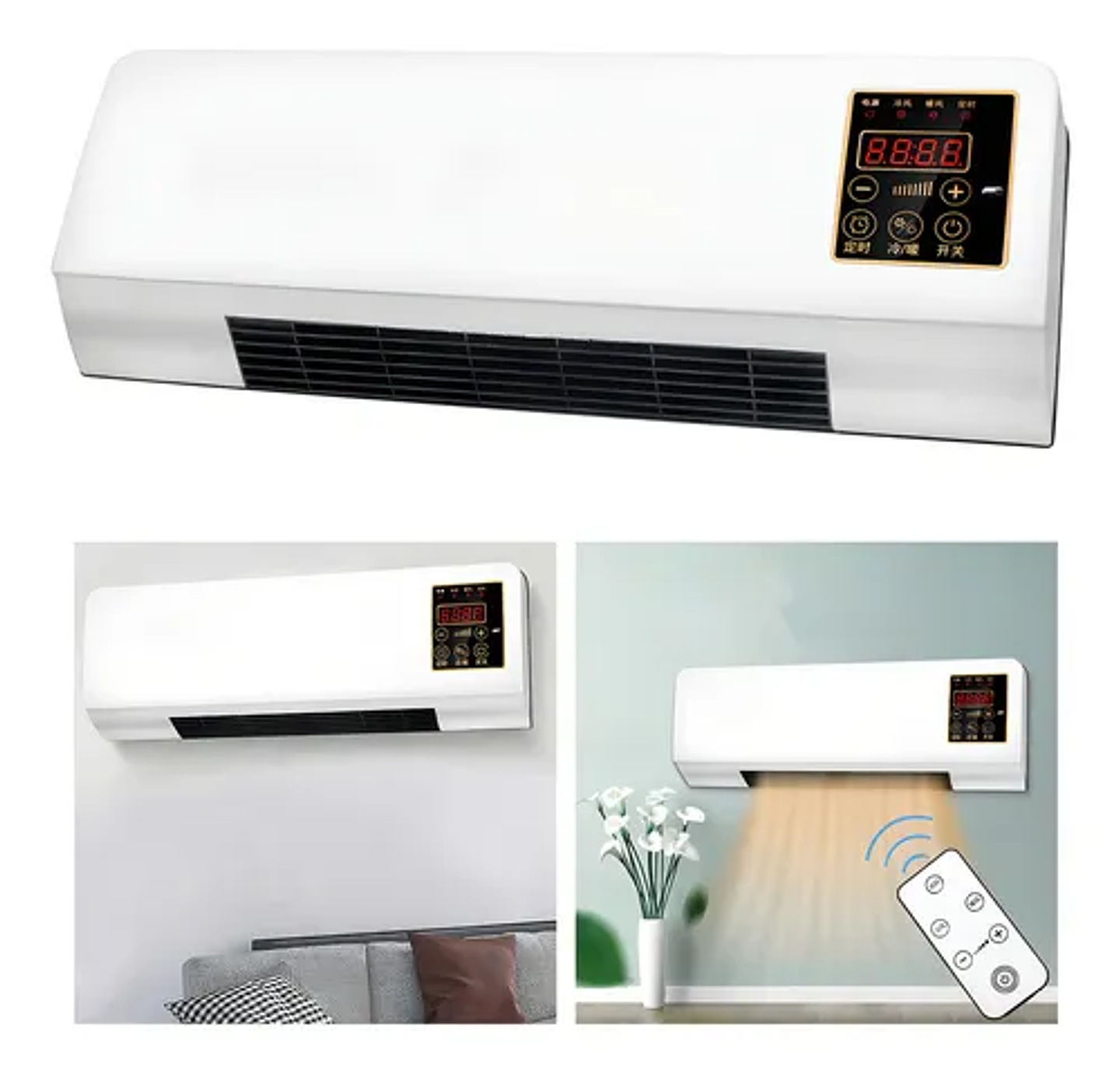 CALEFACTOR ELÉCTRICO PORTÁTIL DE PARED 5