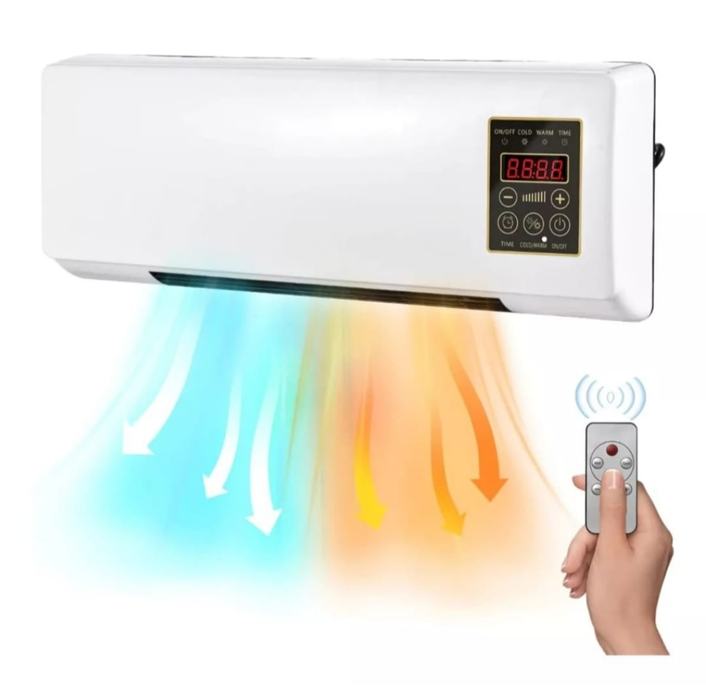 CALEFACTOR ELÉCTRICO PORTÁTIL DE PARED 2