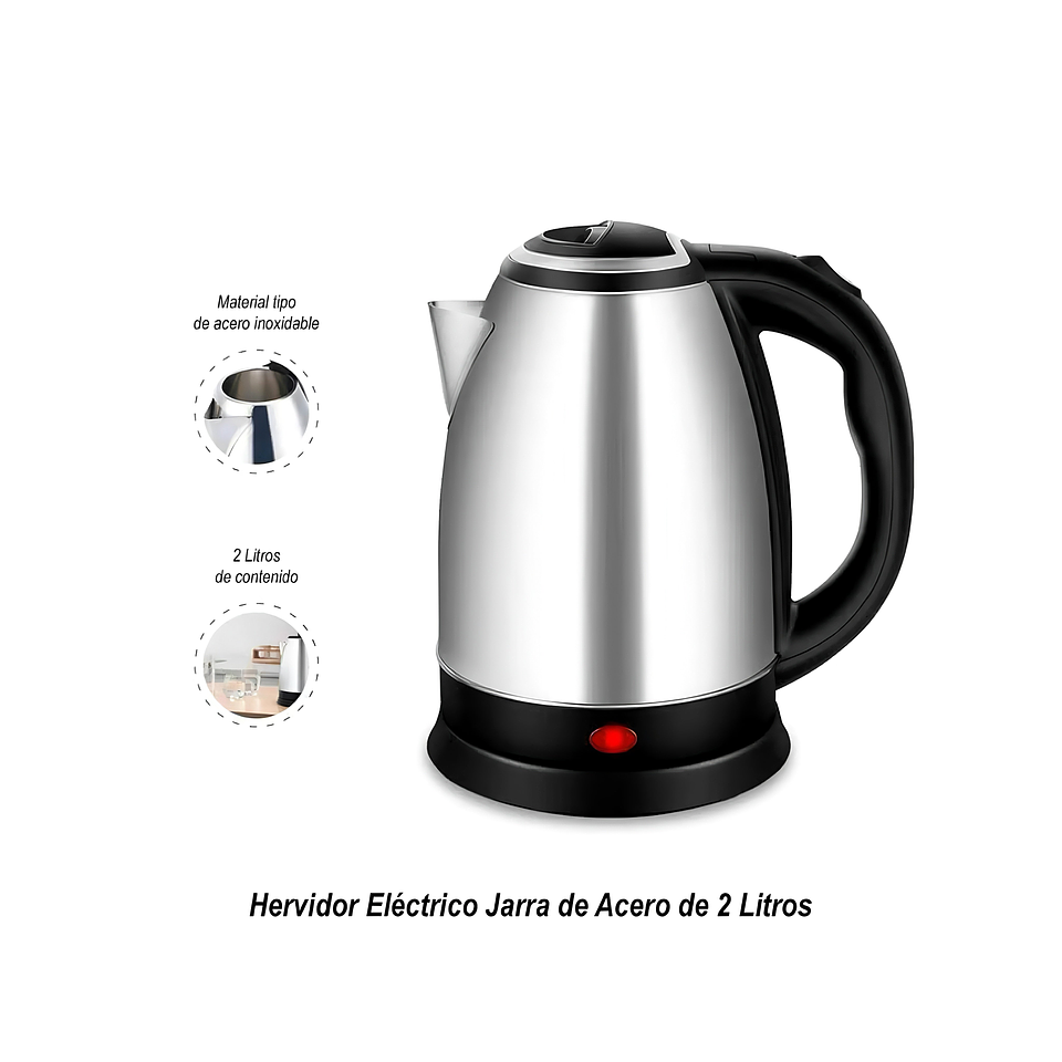 HERVIDOR ELECTRICO ACERO INOXIDABLE DE 2 LITROS  4