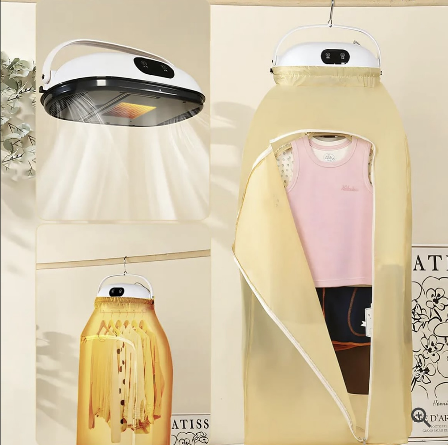 SECADORA DE ROPA PORTÁTIL PLEGABLE  1