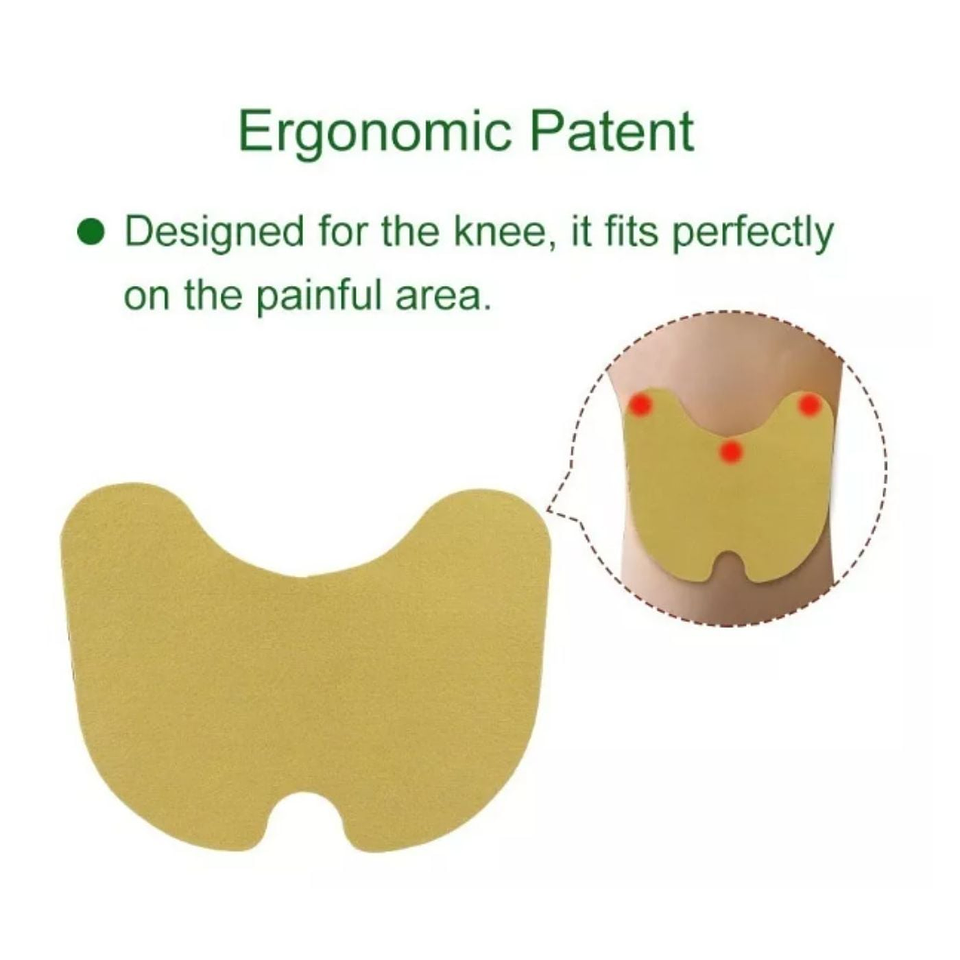 PARCHES PARA ELIMINAR ALIVIAR, CALMAR DOLORES DE RODILLAS KNEE PATCH CAJITA 10 UNDS 14