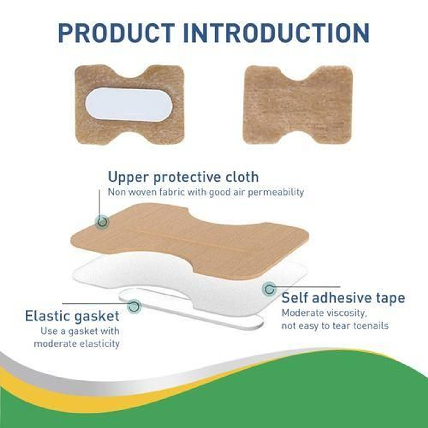 KIT DE PARCHES PARA CORREGIR Y ALIVIAR EL DOLOR DE UÑAS ENCARNADAS CAJITA 30UNDS 4