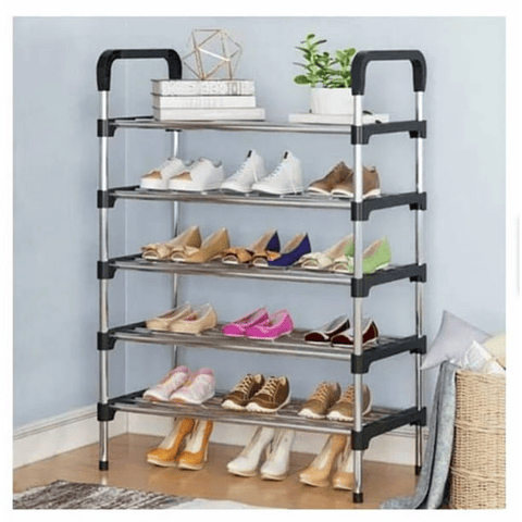 ZAPATERO ORGANIZADOR DE 5 NIVELES ESTANTE PARA 15 PARES 