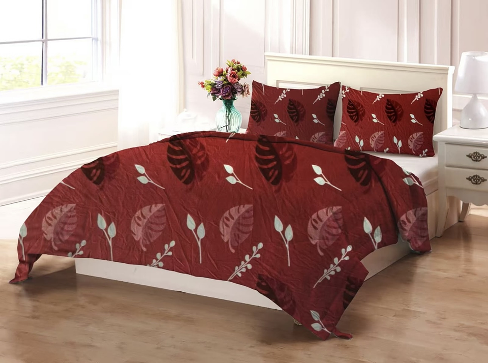 SET DE SABANA DE POLAR CON DISEÑO KING 2.5 PLAZAS  5